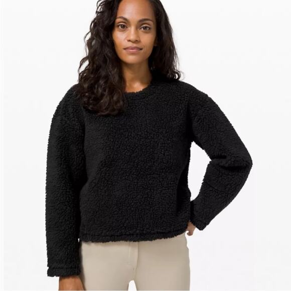 Lululemon Wool Whenever Crew Black - Picture 1 of 7